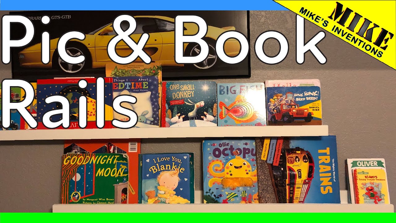 Simple Picture or Book Rails - Mikes Inventions