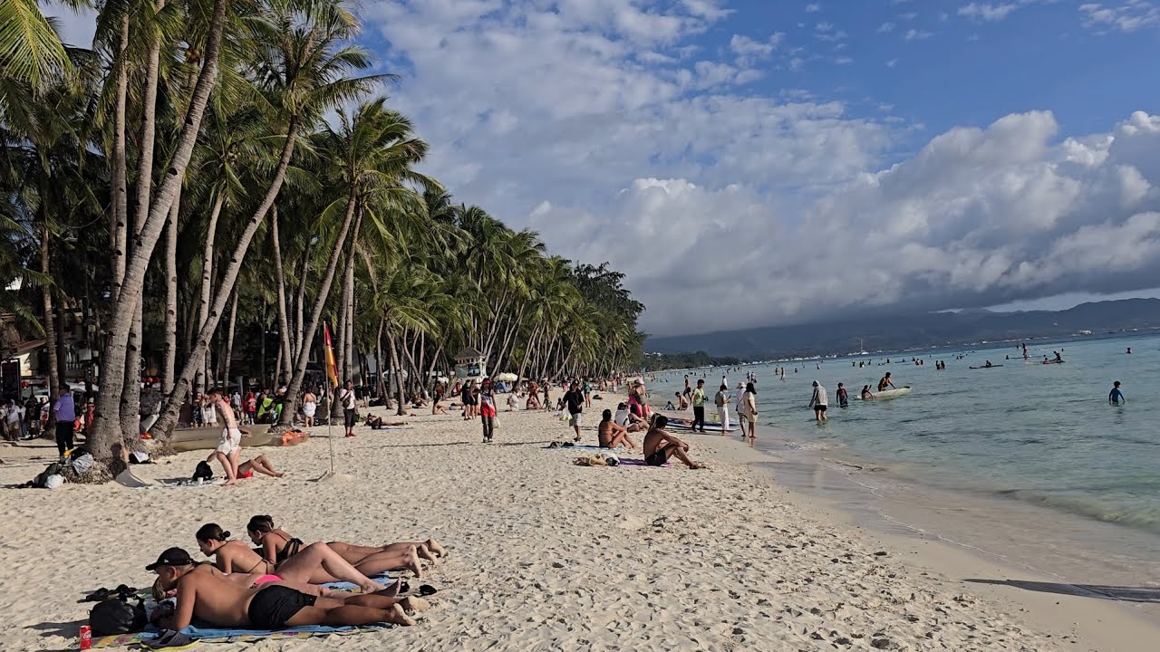 Boracay island Today on Saturday 11am | February 14 2026 | Beach Walking Tour #boracay #philippines 