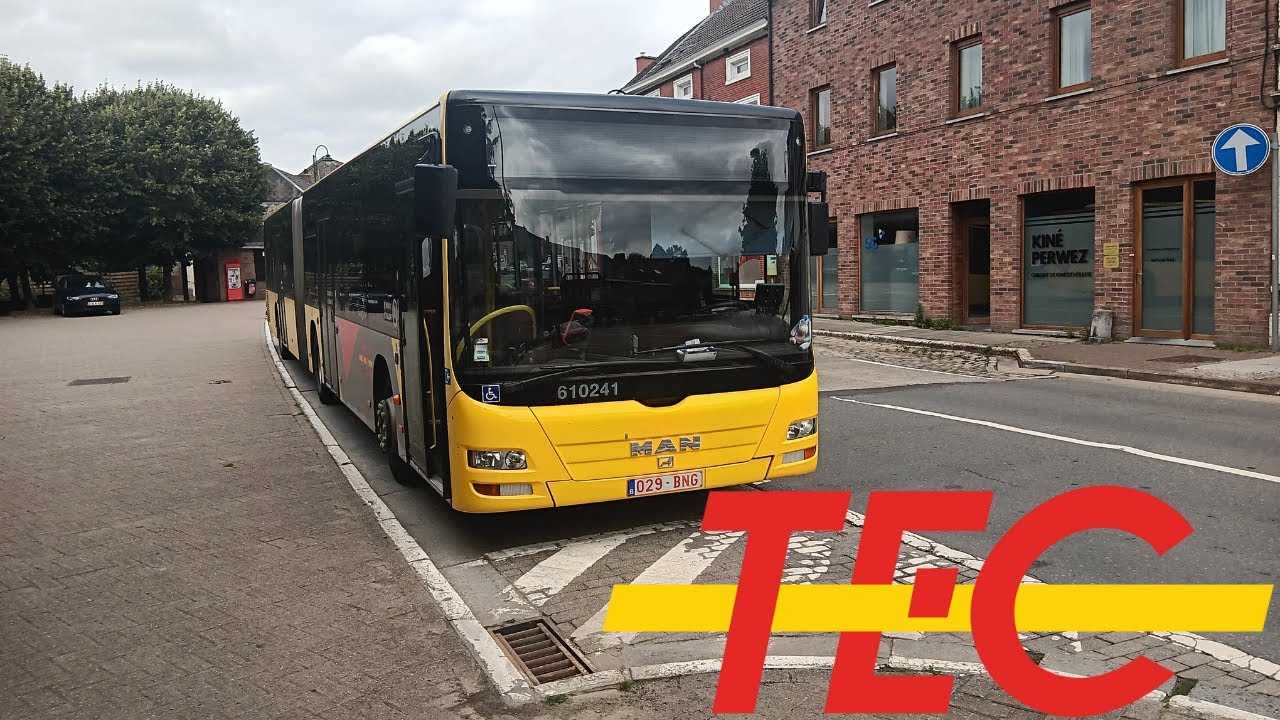 (Bus Tec) Voyage ligne 543 Audergem Herrmann-Debroux à Perwez Place Pullman Bus n°610241.