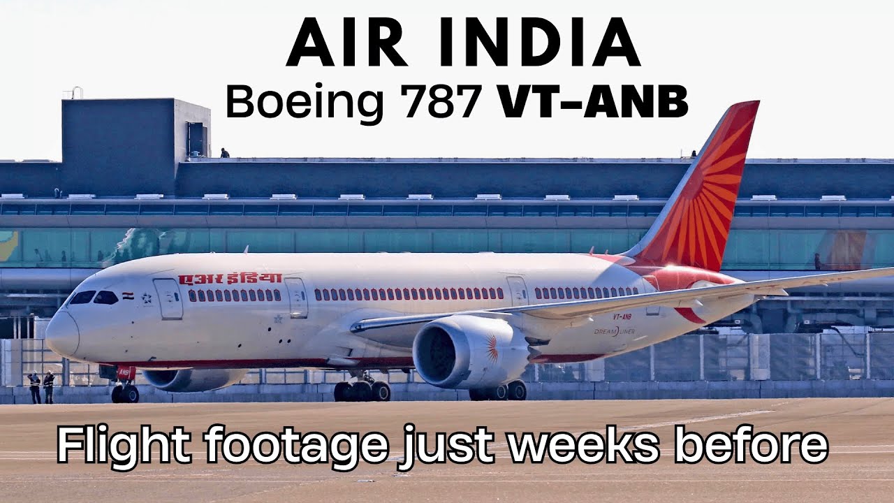 Air India VT-ANB (AI171) - flight footage just several weeks before the crash #ai171 #airindiacrash