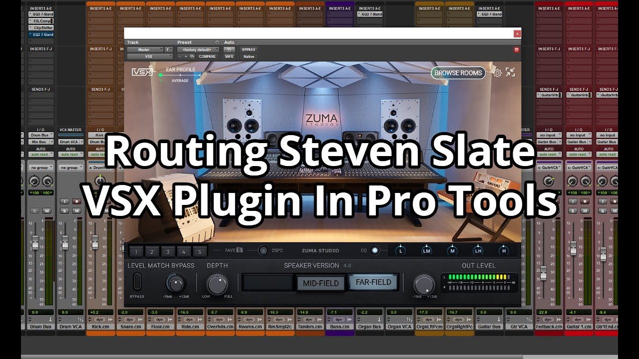 How To Route Steven Slate's VSX Plugin In Pro Tools
