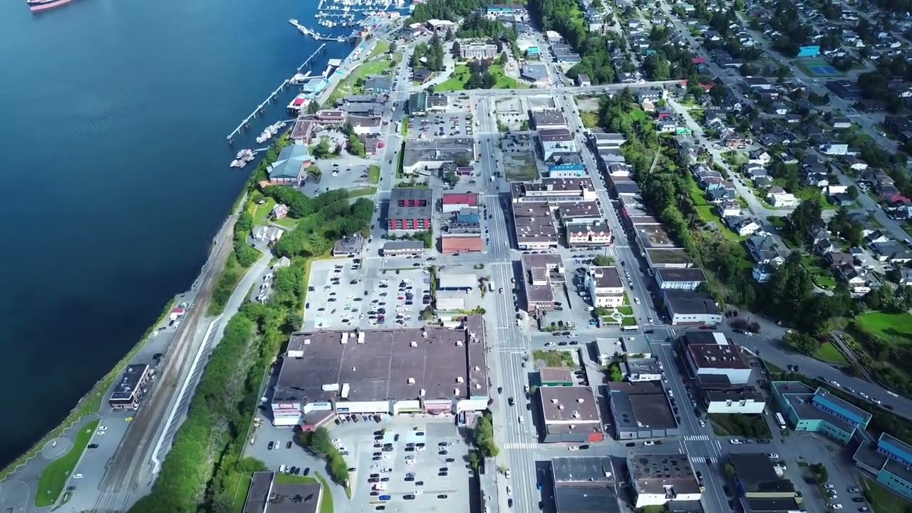 Prince Rupert, BC from above