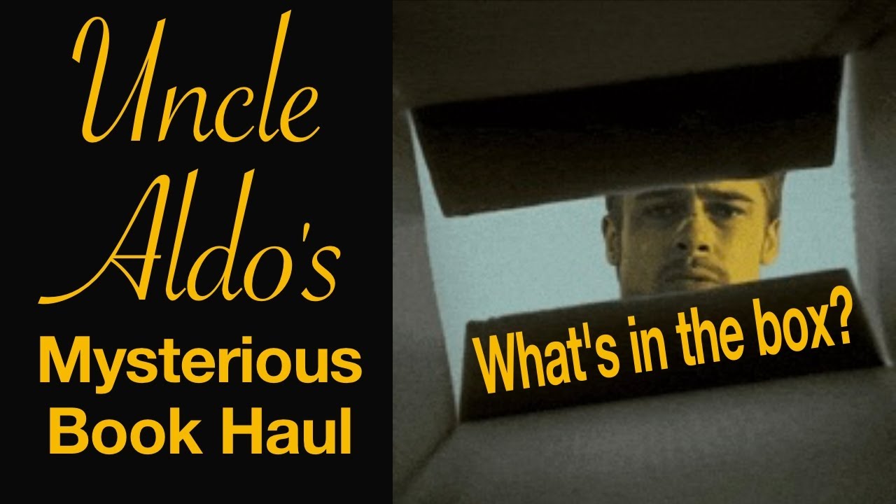 The Mysterious Book Haul - A free box of vintage paperbacks from Uncle Aldo's Attic