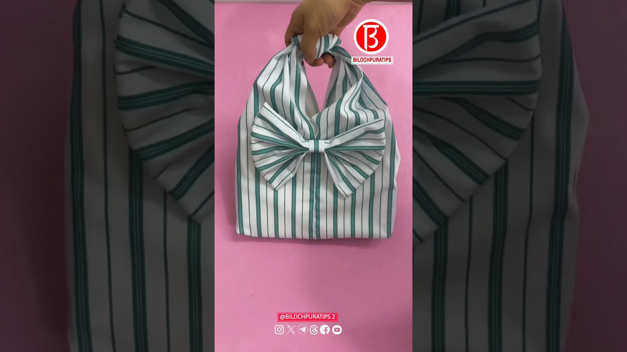Simple handbag making method, learn it and try it #sewing machine daily