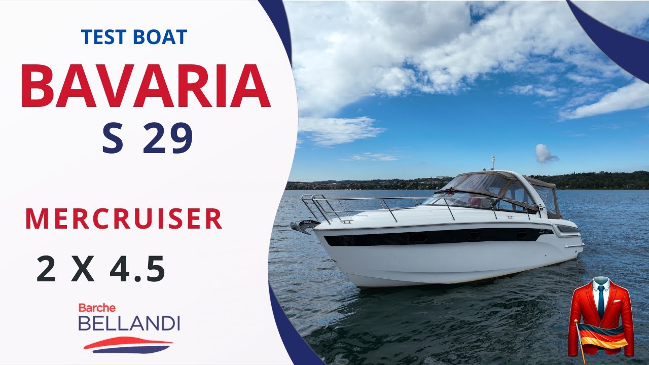 Bavaria S29 Test: Kraft und Leistung mit 2x 4.5 Mercruiser