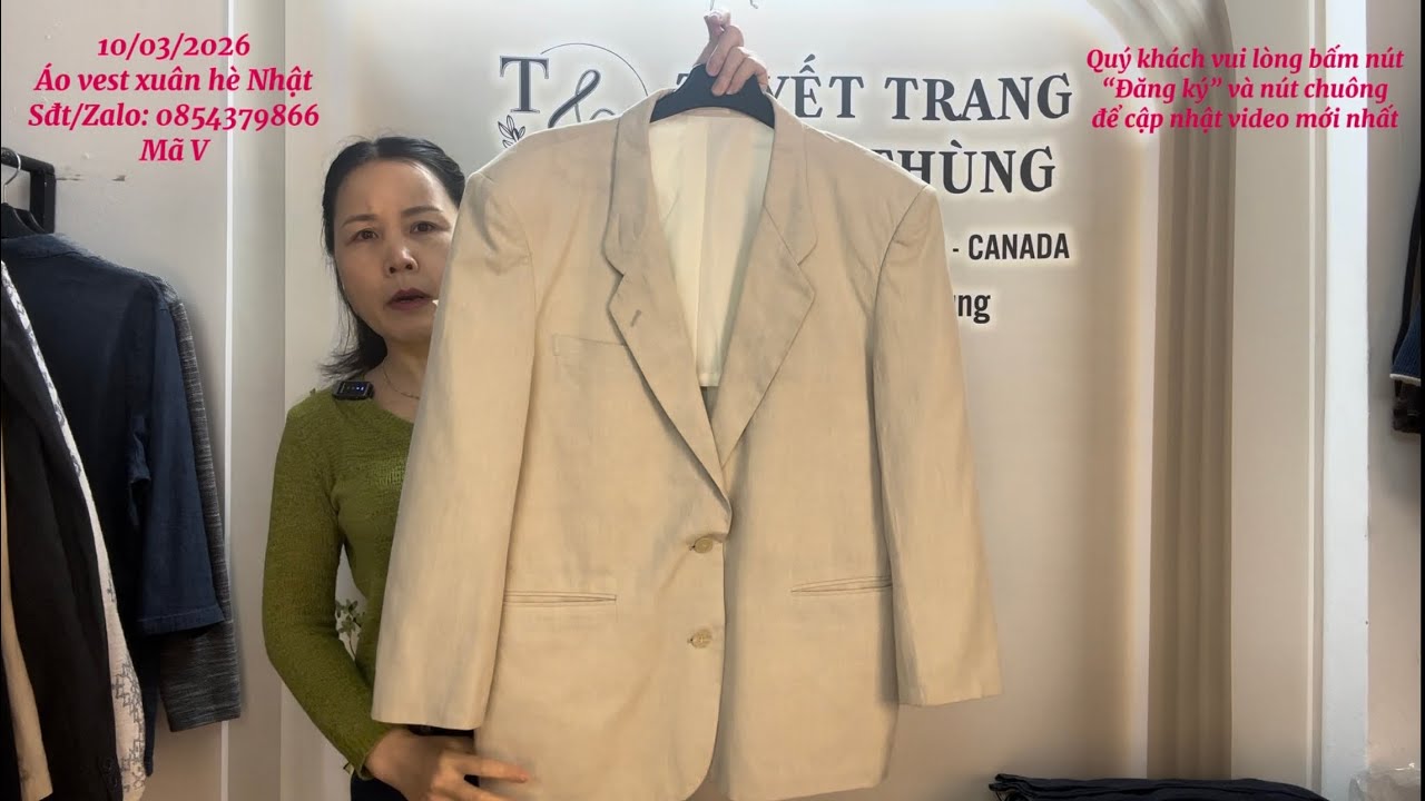 10/3/2026 ÁO VEST, KHOÁC XUÂN HÈ TUYỂN, VẢI ĐŨI, KAKI, JEAN, COTTON, ĐỒNG GIÁ 150K, FS/ 0854379866