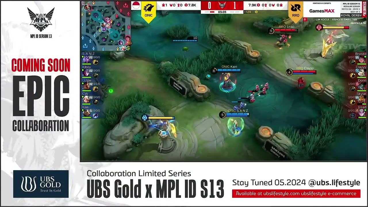 ONIC VS RRQ HOSHI | GAME 2 MPLID S13 WEEK 7 #mpls13 #mplindonesia #mobilelegends