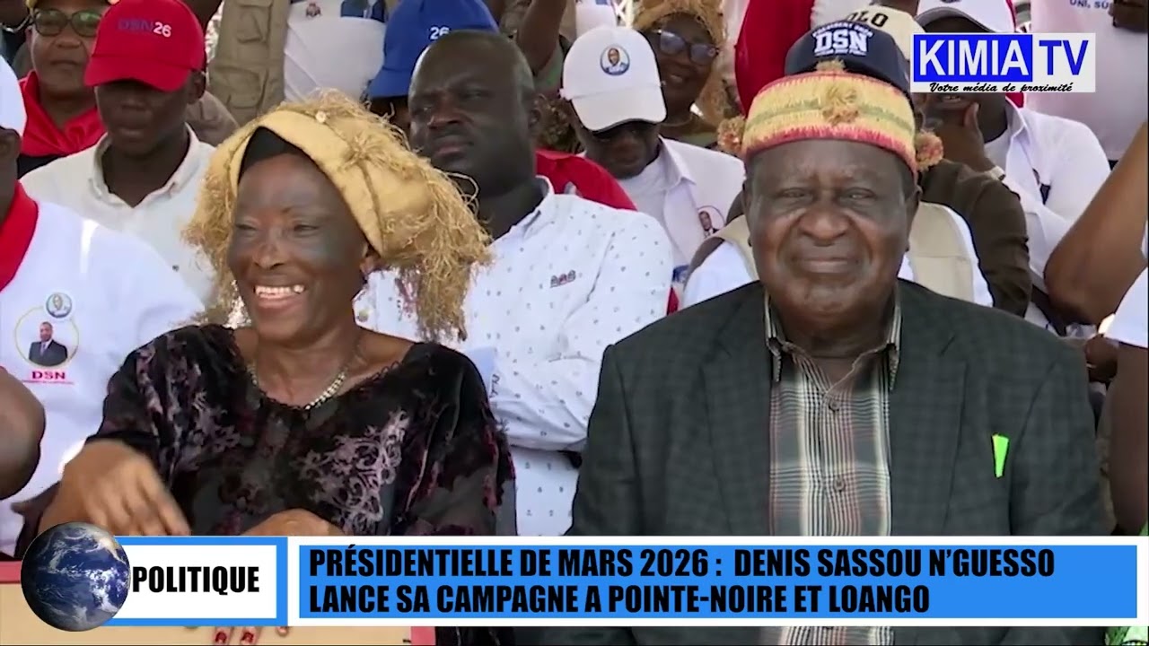 Le candidat Denis SASSOU N'GUESSO a lancé sa campagne à Pointe-Noire et Loango