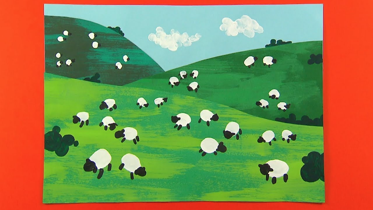 Farmyard Finger Tip Picture | Mister Maker