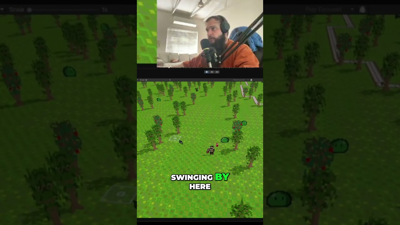 Open World Game: Exploring and Fighting Slimes! 