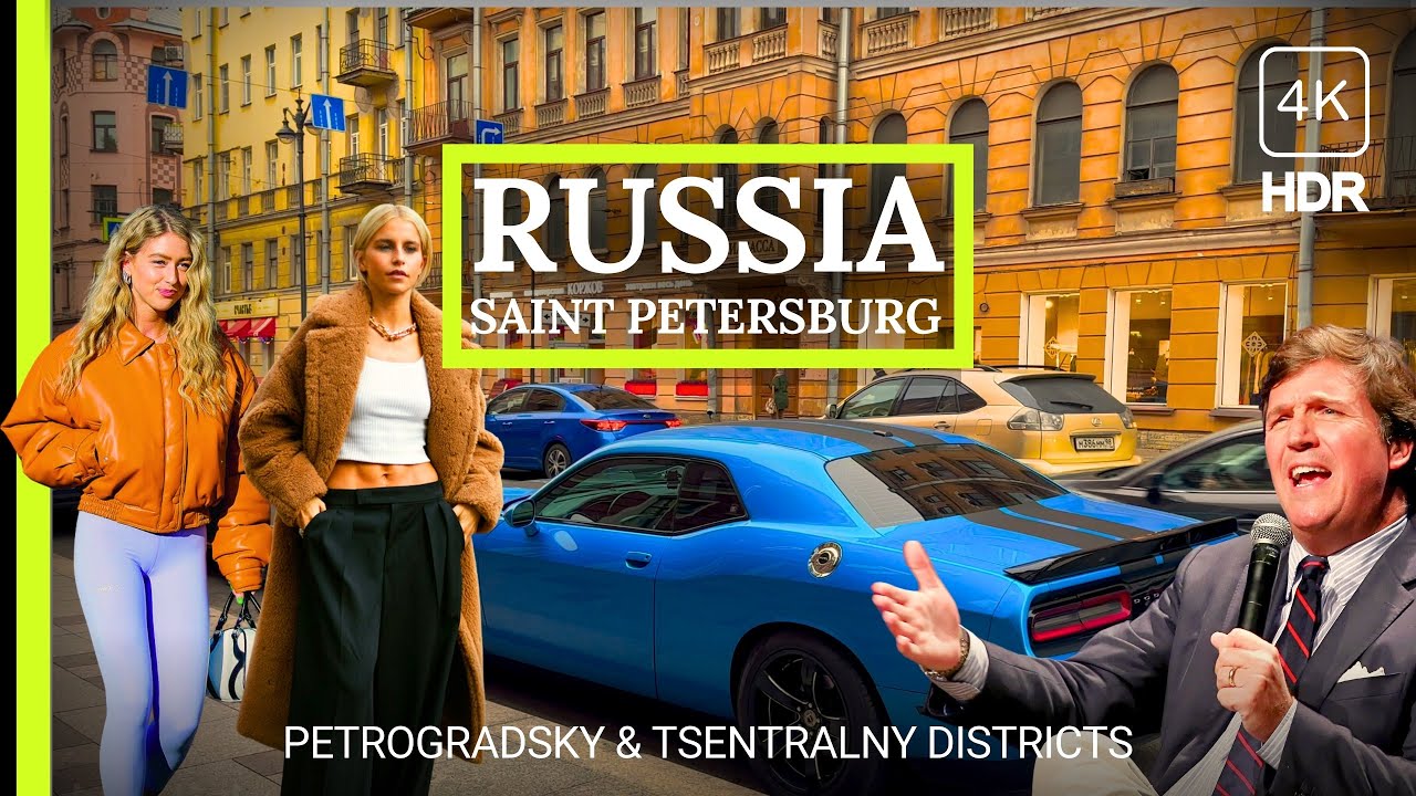 👀 Открываем престижный район Санкт-Петербурга 🇷🇺Пешеходная экскурсия по Питеру в 4K HDR