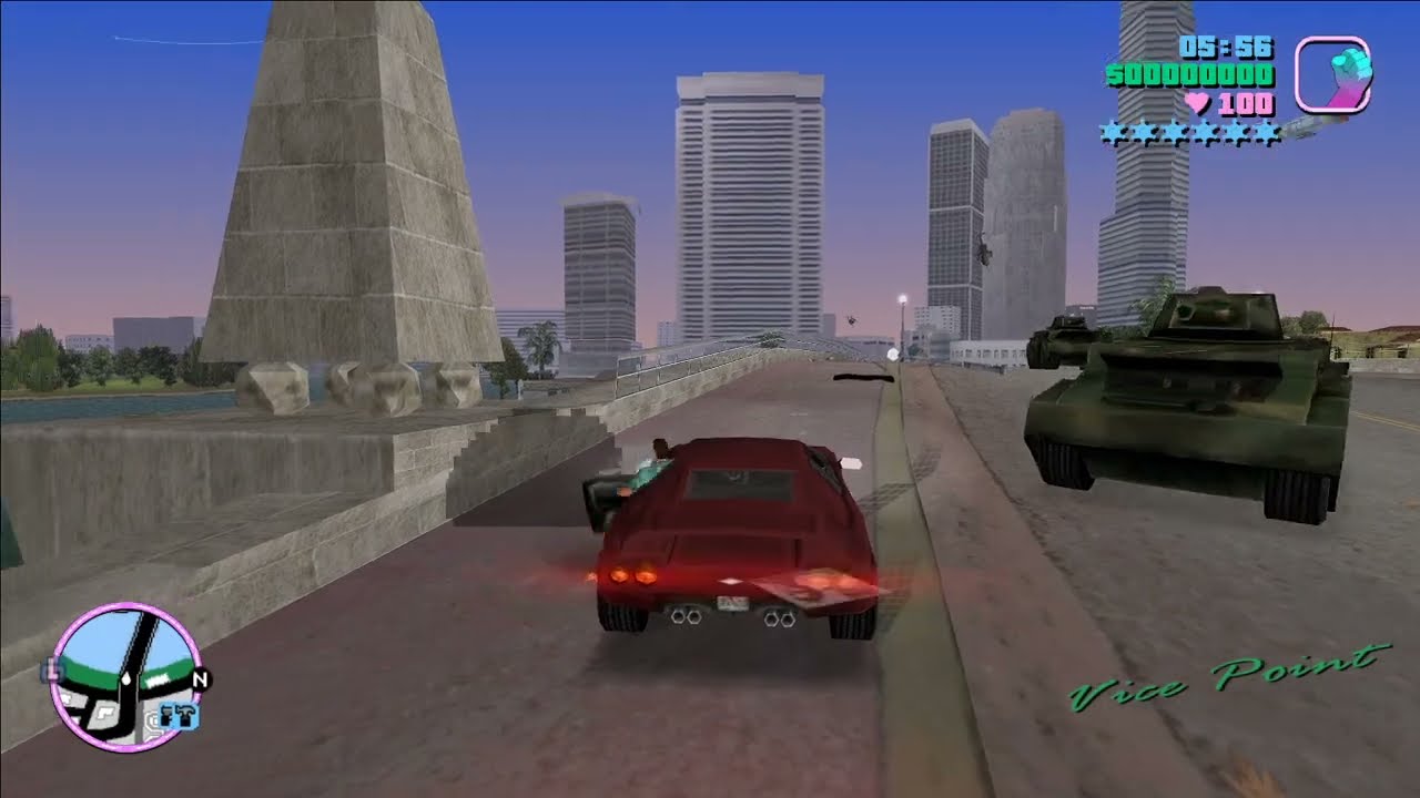 GTA: Vice City - Tightened Vice - Improved Wanted Level chase