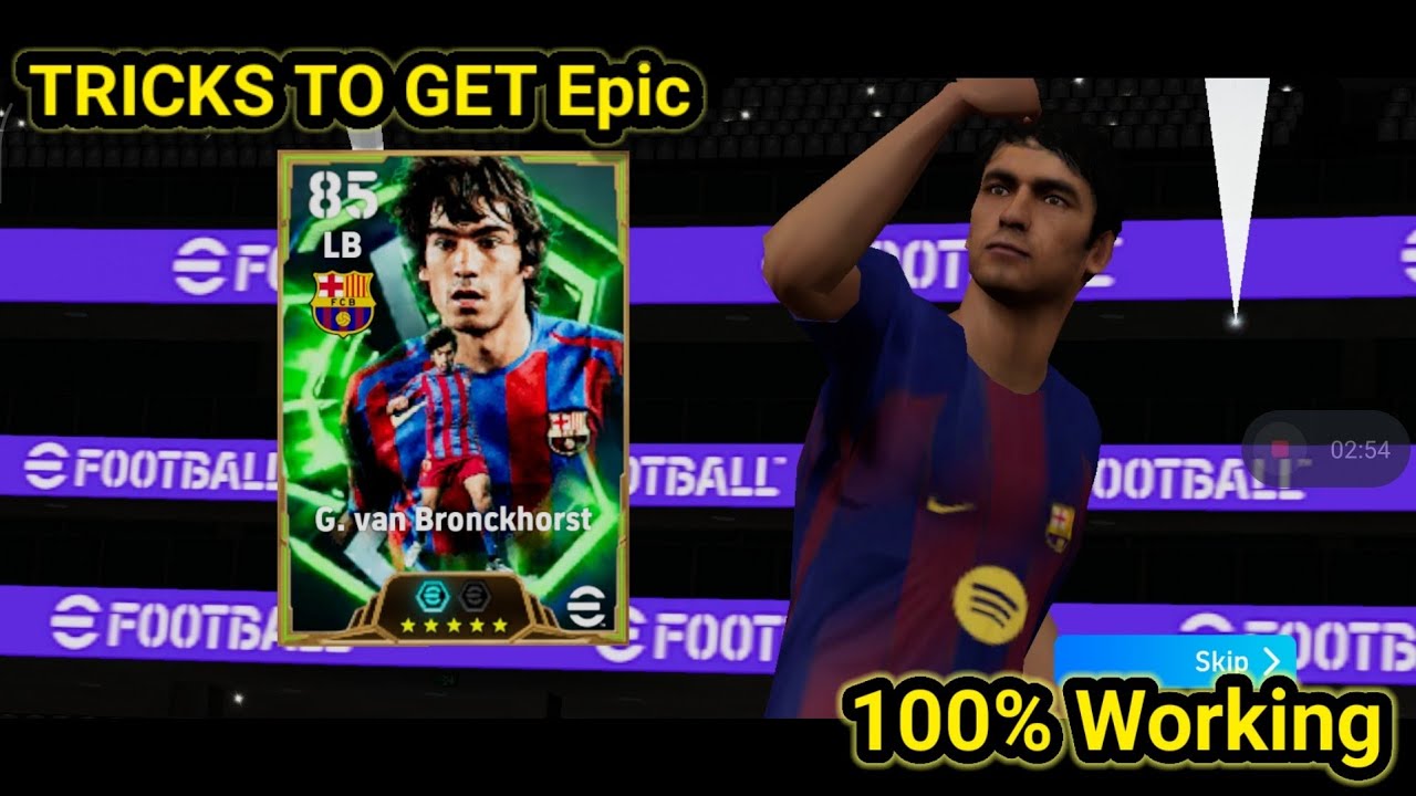 Tricks to Get 105 Rated Epic Gio van Bronckhorst in efootball 2026 mobile