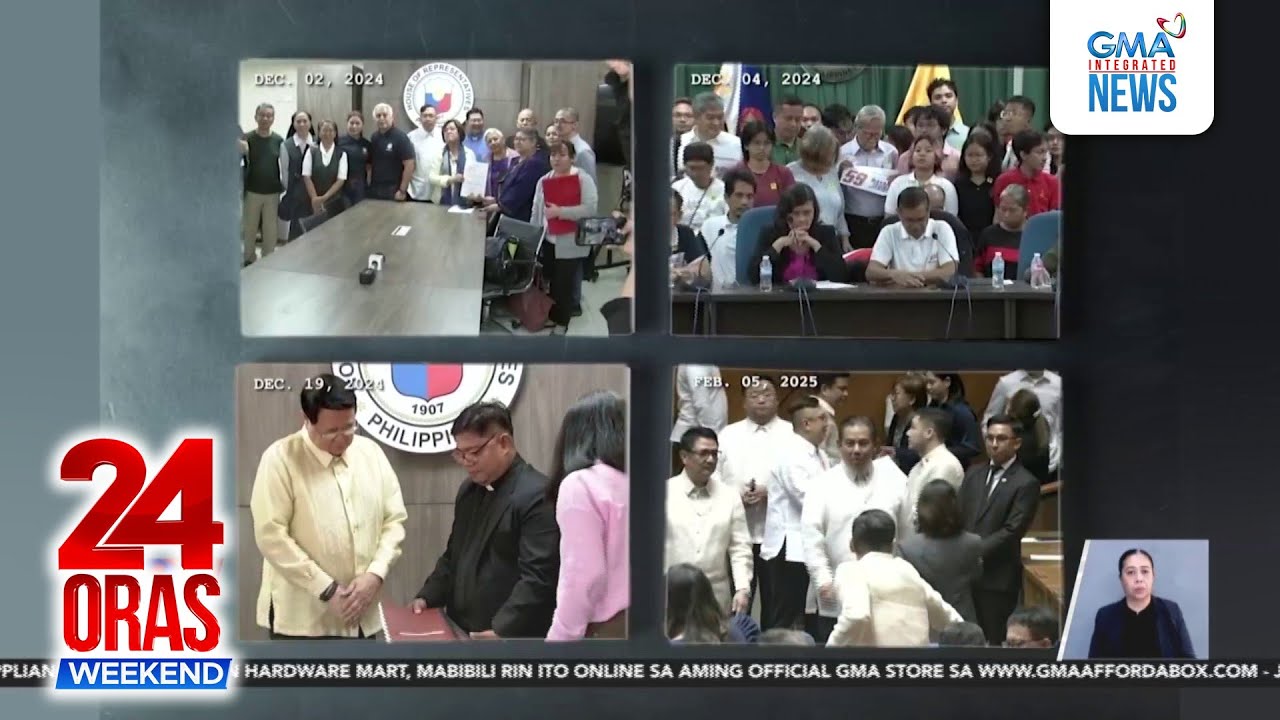 VP Sara Duterte, kauna-unahang bise na na-impeach; impeachment complaint... | 24 Oras Weekend