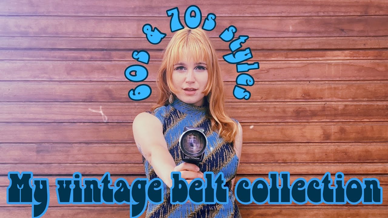 My 60s & 70s Vintage Belt Collection I Thrifted Belts