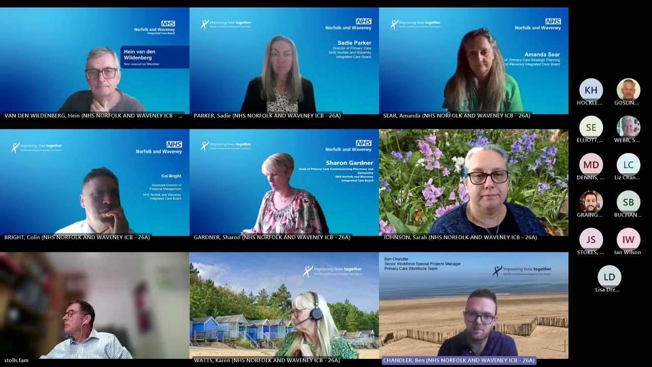 Norfolk and Waveney Integrated Care Board Primary Care Commissioning Committee - 08 July 2025
