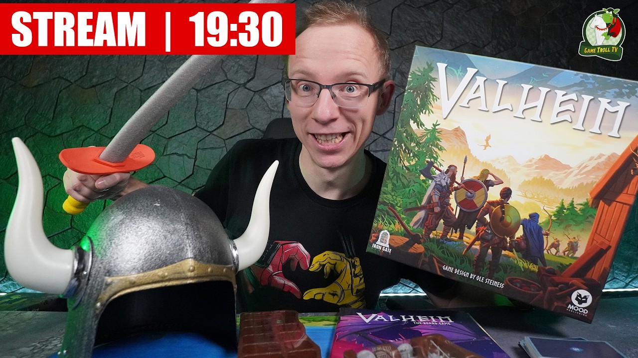 VALHEIM | Z komputera na planszę | Jest szansa na wersję PL? | STREAM | 19:30