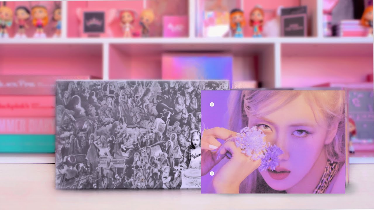Распаковка первого сингла Blackpink Rosé -R-