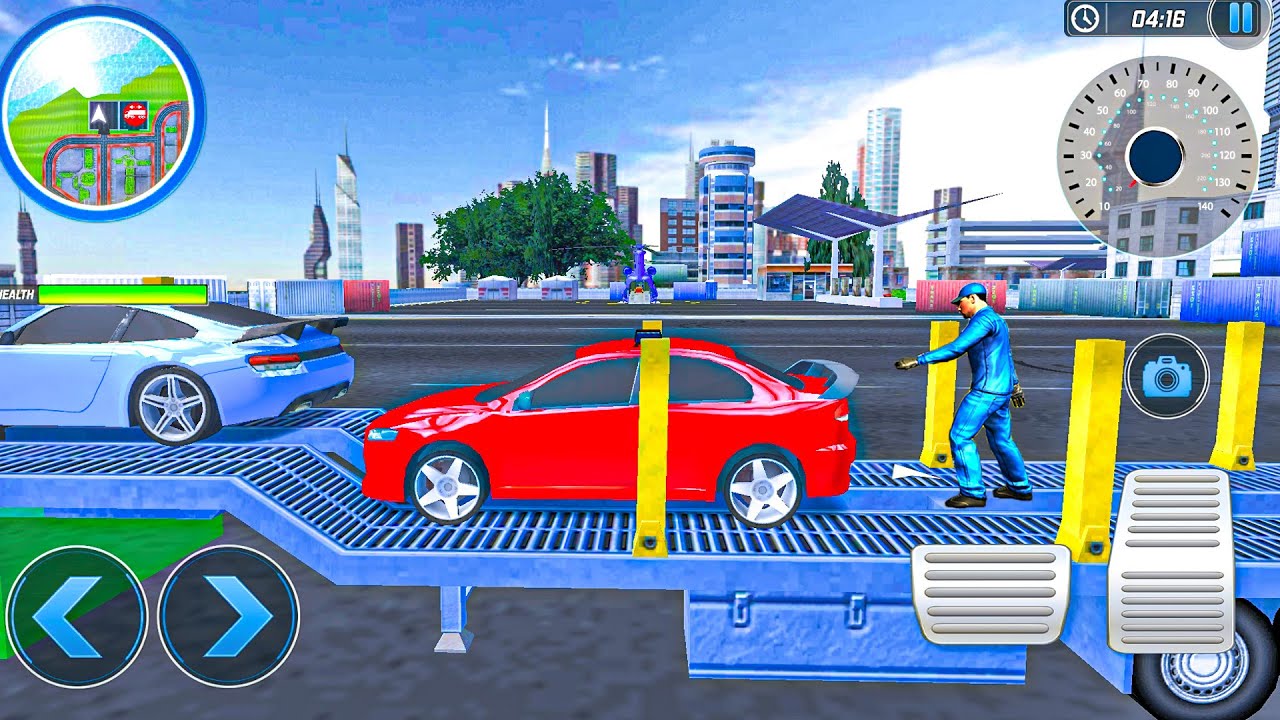 Car Transporter Truck Games 3D - Vehicle Transporter Trailer Truck Game - Android Gameplay