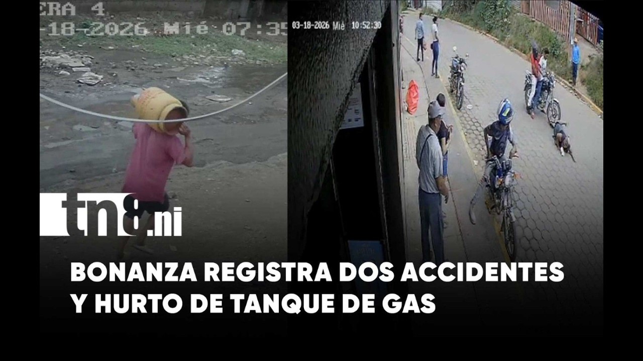 Dos accidentes frente al estadio de Bonanza dejan un herido grave y otro con golpes