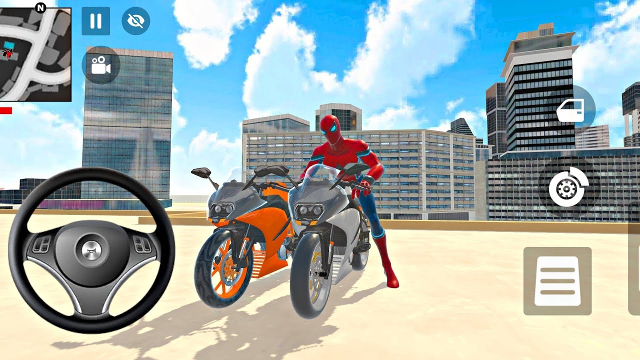 🕸️ Spiderman 🕷️ Purchase 🥳 Modified KTM Bike 🏍️💨 Indian Showroom in Indian GTA Gameplay Spiderman 