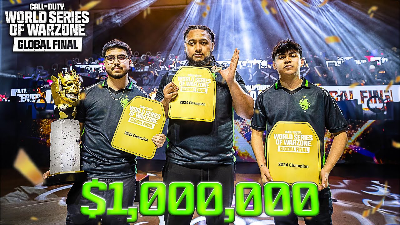 I WON THE $1,000,000 WORLD SERIES OF WARZONE!