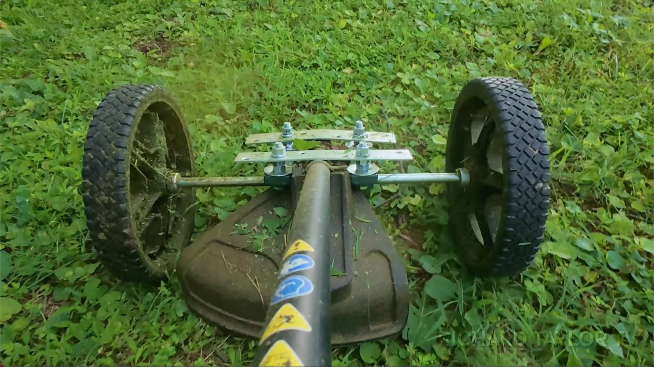 Weed Wacker on Wheels! - RYOBI 40 Volt Battery String Trimmer