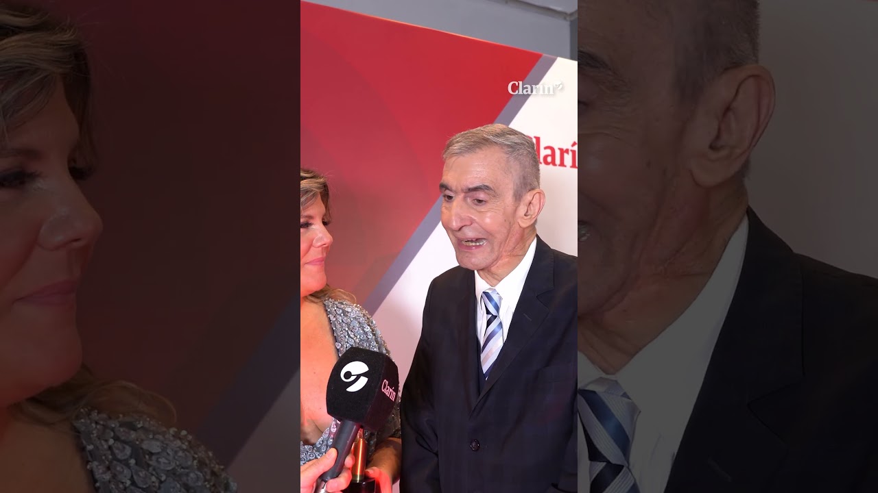 Dominique Metzger y Nelson Castro  tras ganar el Mart&iacute;n Fierro 2025