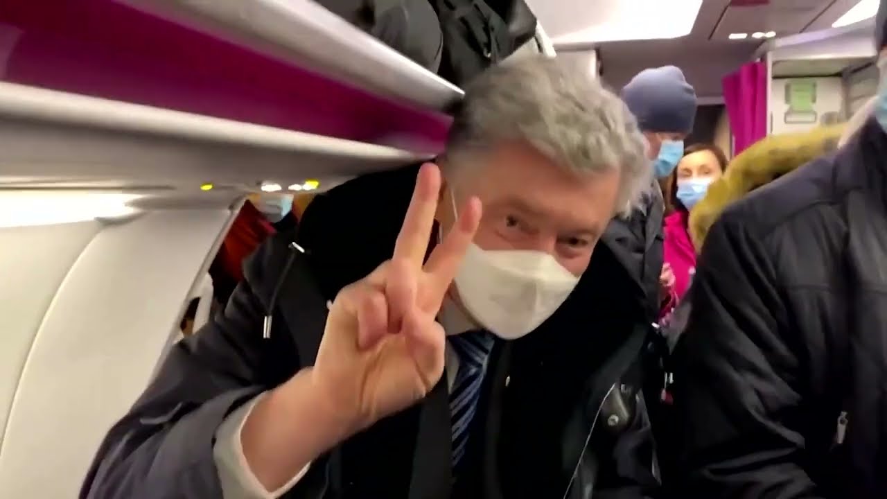 Ukrainian ex-president back in Kyiv for treason case