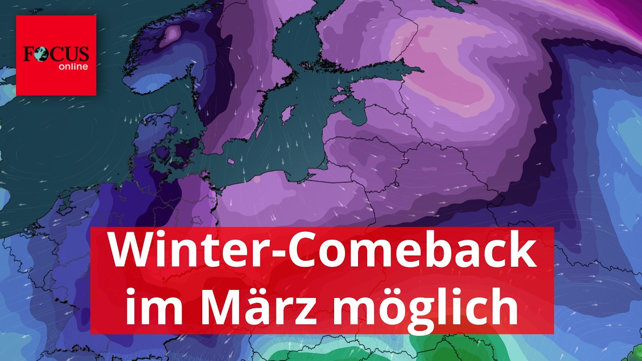 Gespaltener Polarwirbel: Winter-Comeback im März möglich