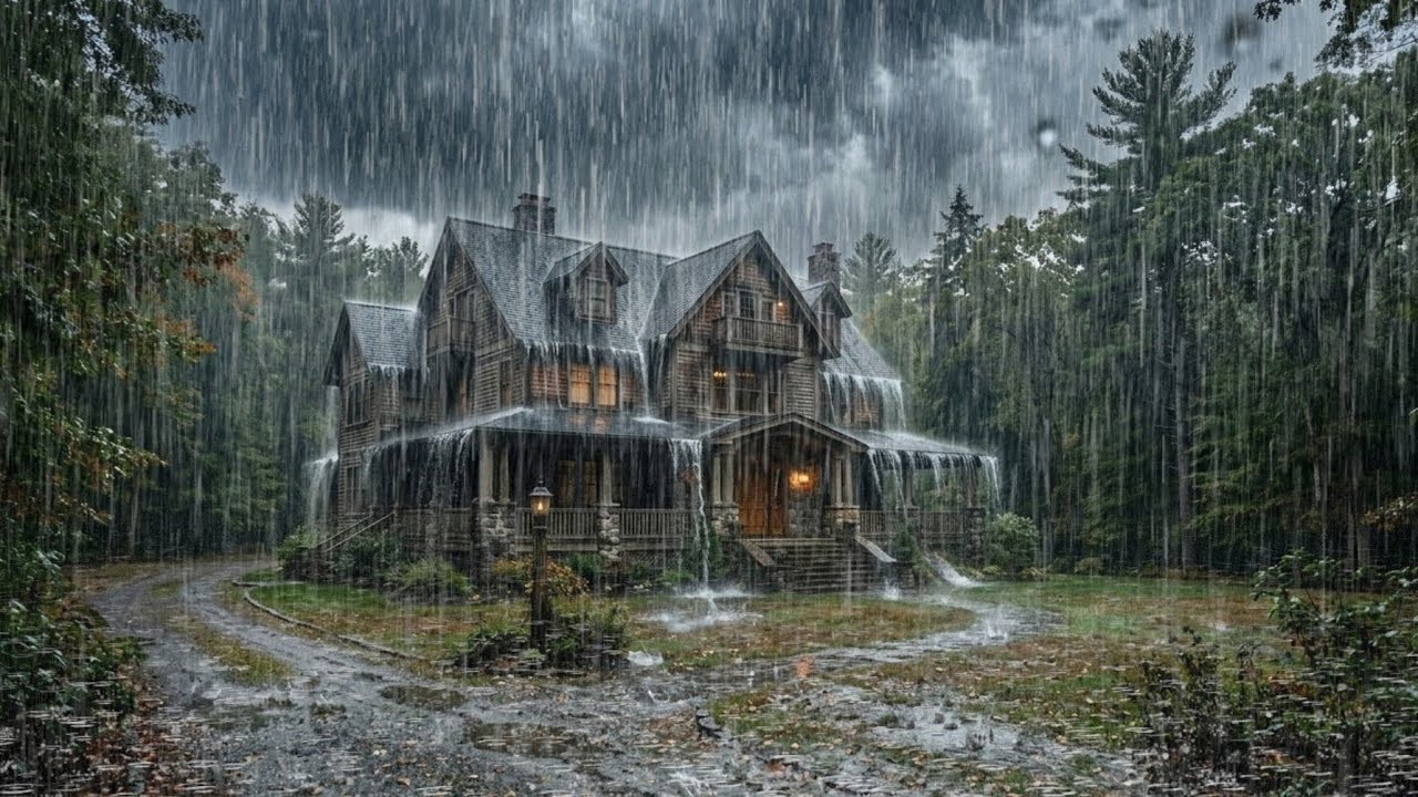 GENTLE Rain Sounds for Rest | Relaxing Rain in the Deep Forest for Deep Sleep & Insomnia Relief