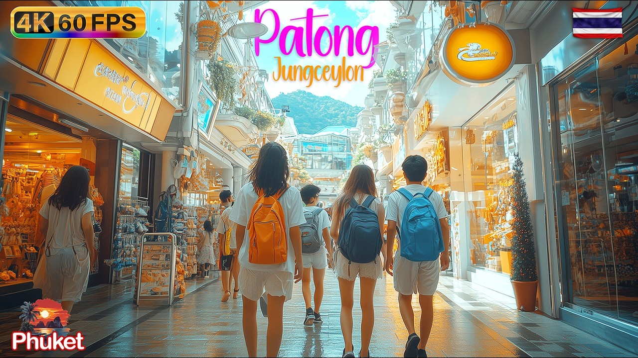 🇹🇭 Jungceylon shopping mall: largest shopping mall in Patong, Phuket Thailand [4K HDR Walking Tour]