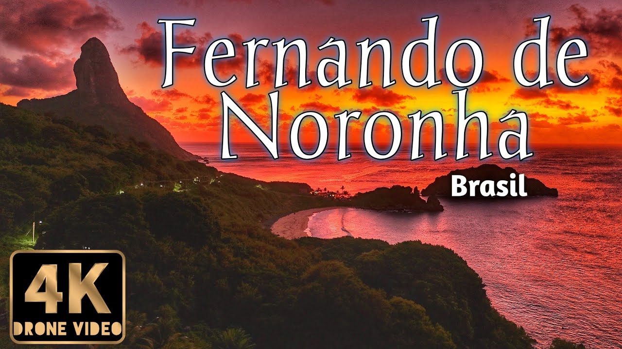 Fernando de Noronha, Pernambuco, Brasil 4K HDR Drone