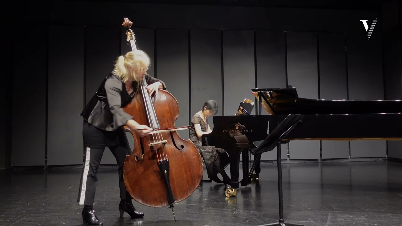 A. MIŠEK  Sonata no. 2 · 4th mvt | Double Bass & Piano | Christine Hoock