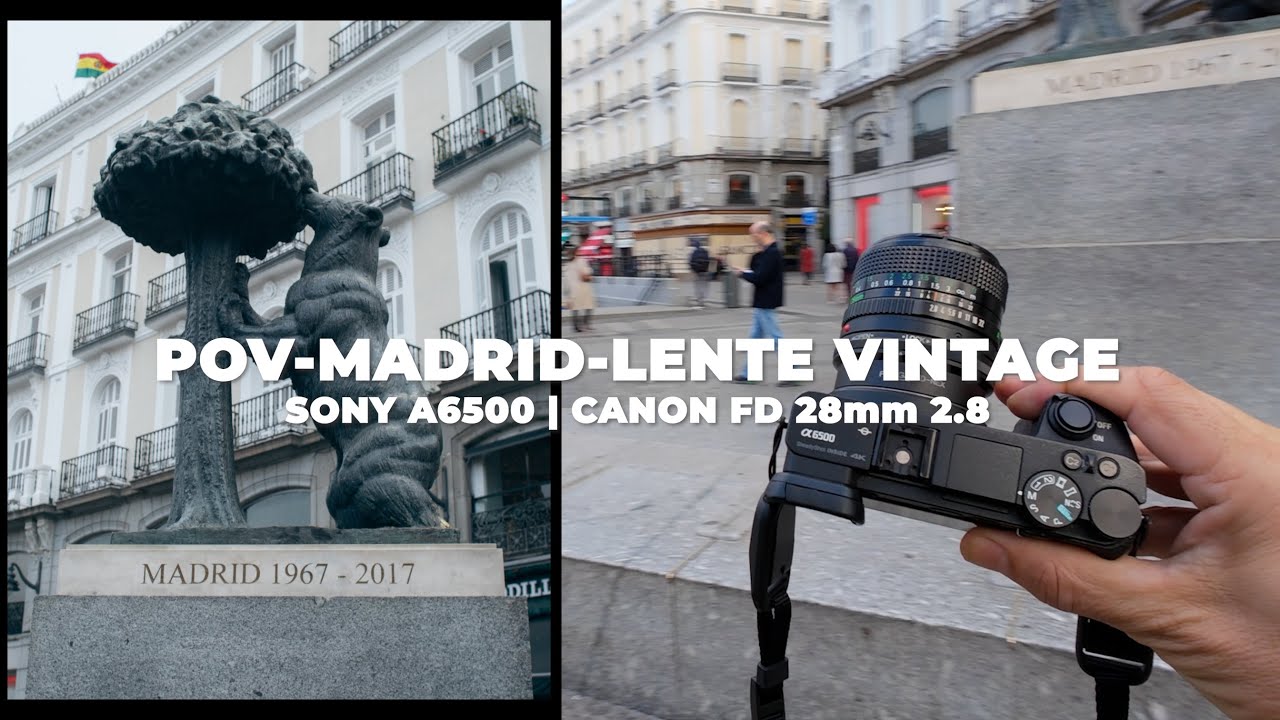 Fotografía Urbana en Madrid: Preparativos de Navidad POV con Sony a6500