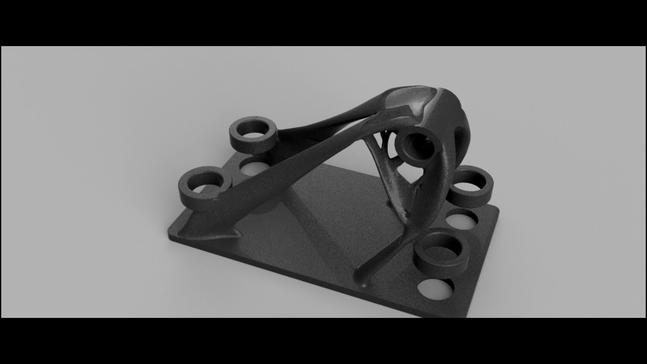 Fusion 360 generative design | Wall mount Generative design | Product design generative design