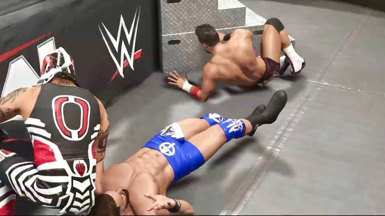 Penta Vs. Austin Theory Vs. LA Knight: Elimination Chamber Qualifying Match RAW - WWE 2K25 PS5