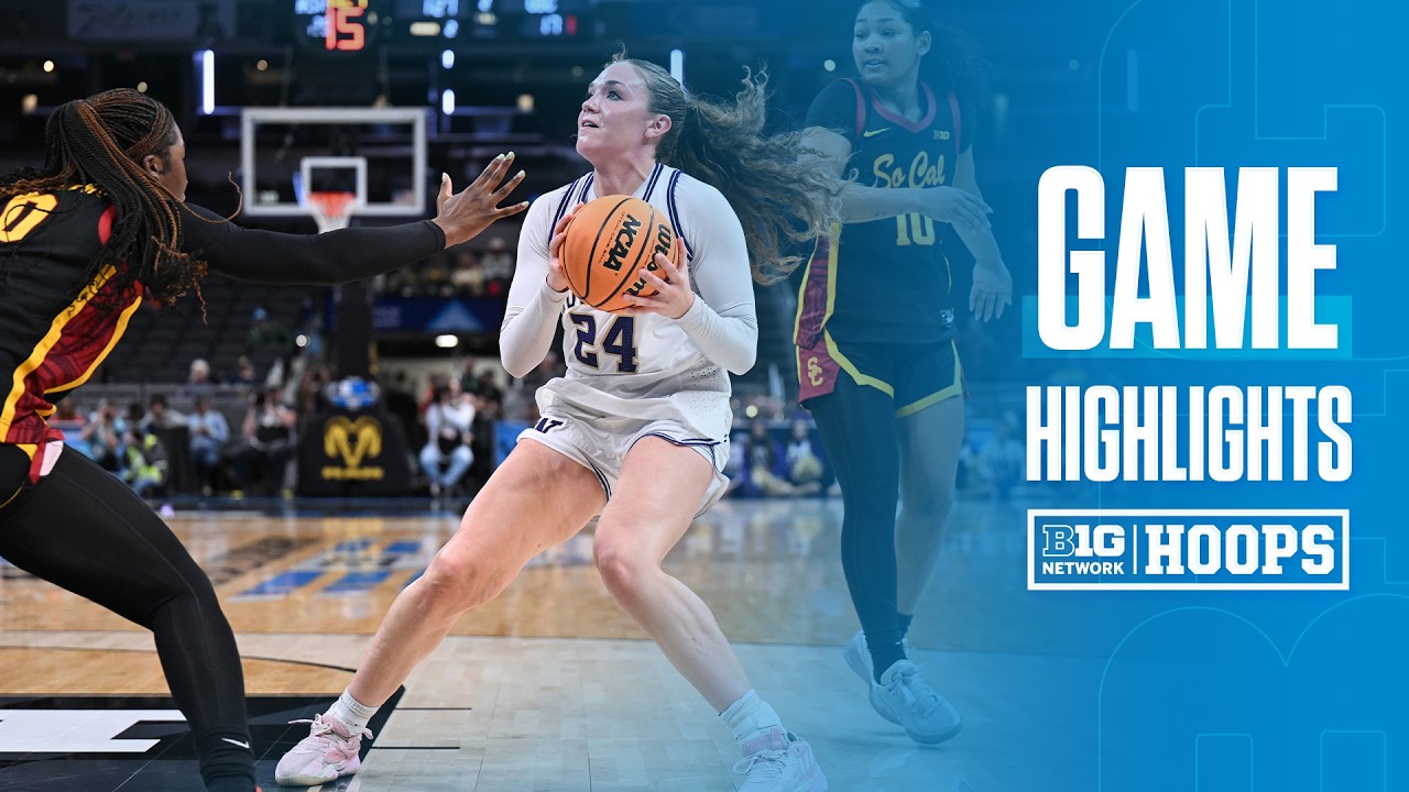 Washington vs. USC | HIGHLIGHTS | 2026 B1G Women's Basketball Tournament | 03/05/2026