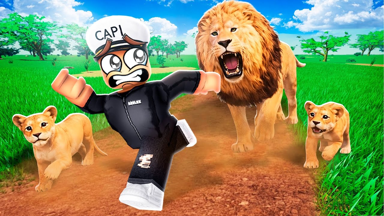 SAVANNAH LIFE of a LION in ROBLOX