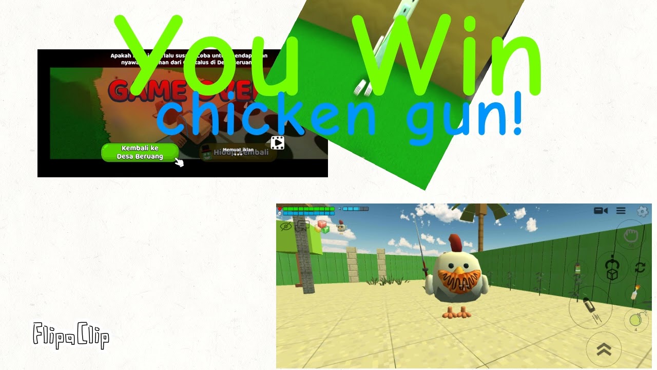 So adventures me chicken gun in super bear adventure  ha my tiktok me so long❤️ sap we our🐔