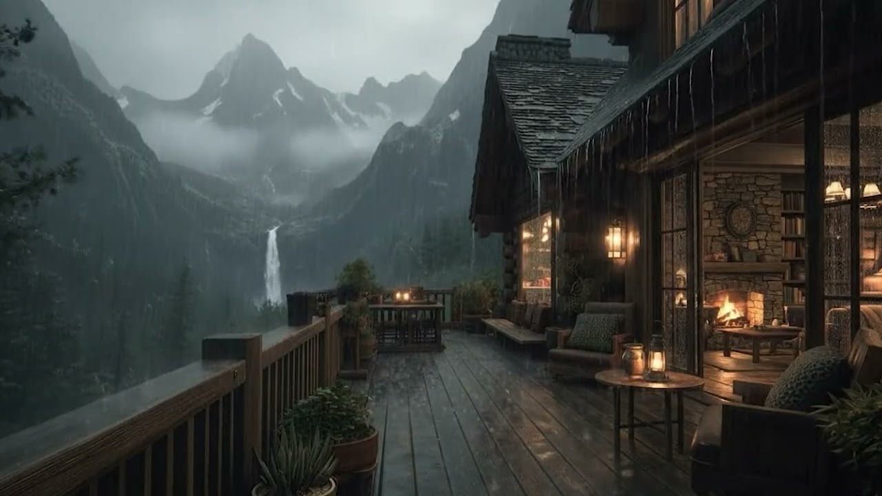 Night Rain Sounds for Better Sleep | Relax, Study & Stress Relief