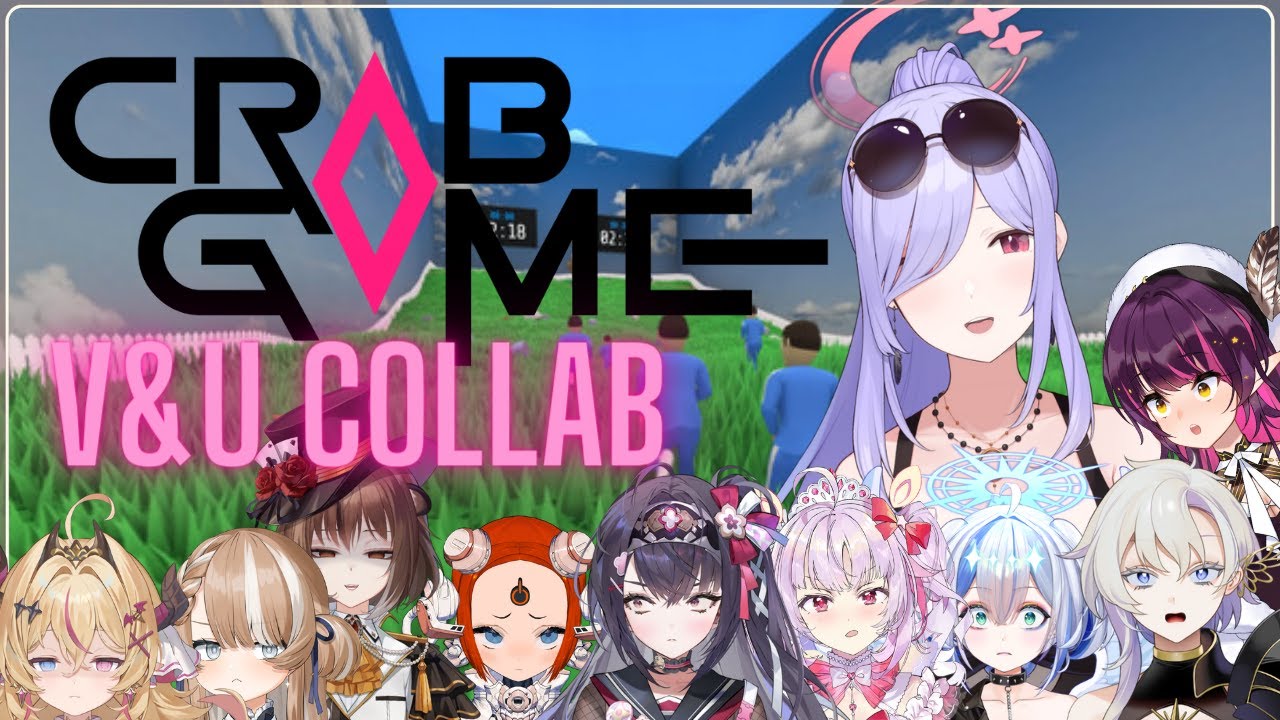 【Crab Games】First All V&U Collab!!!!【Yurikago Kokone | V&U】