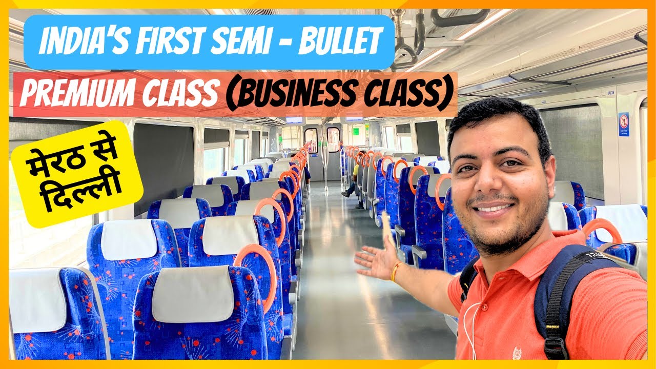 India’s FIRST Meerut to Delhi Semi Bullet Train Premium Features * RapidX बुलेट ट्रेन* 😱 RRTS train