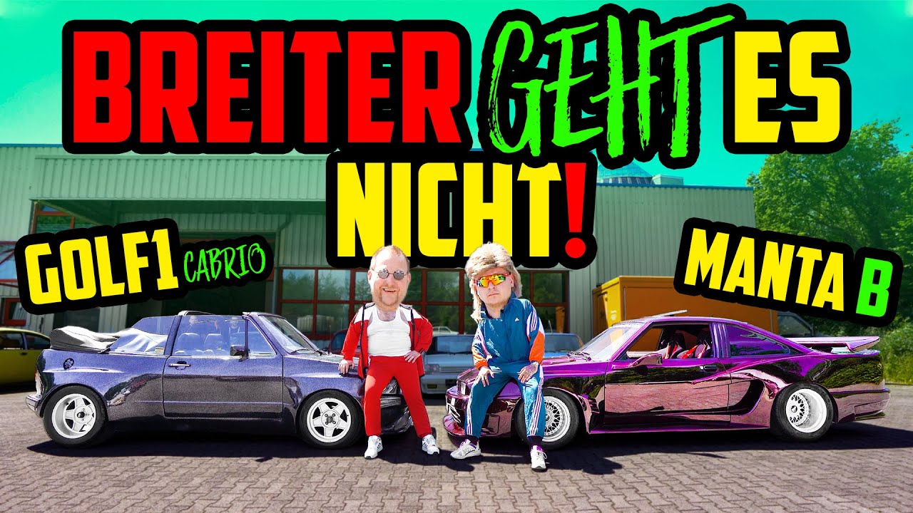 ZURÜCK in die 80er! - VW Golf 1 Cabrio & Opel Manta B - Marco & Hagen unterwegs in DORTMUND!