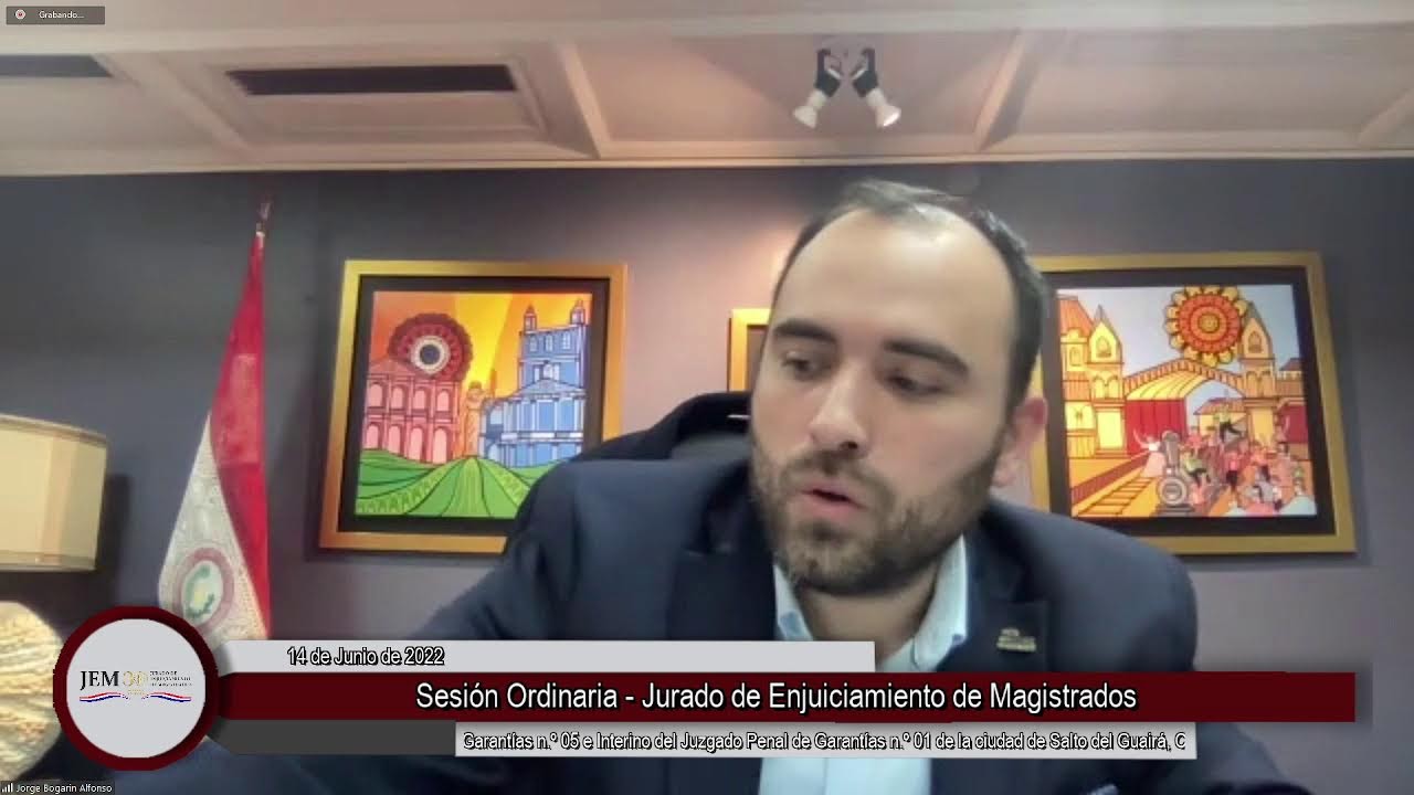 14-06-2022  - Sesión Ordinaria - Jurado de Enjuiciamiento de Magistrados