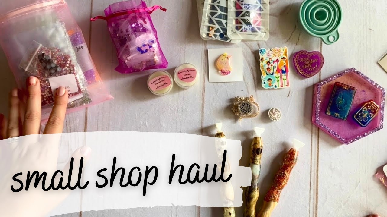 Small Shop Haul! - Oh Snap Crafters Cafe, Randa's Crafty Corner, ShinyShazza, DP w/Sparklers, Pens!