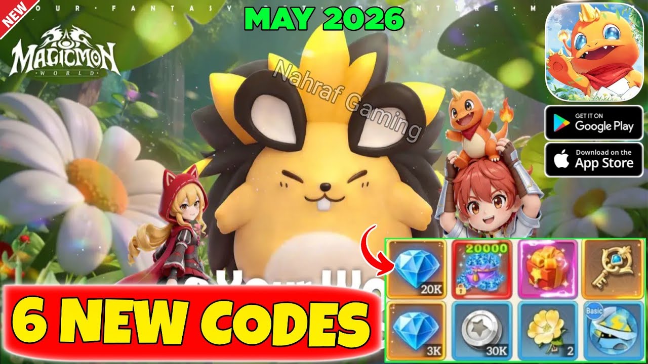 NEW🔥Magicmon Worrd Gift Codes May 2026 | BIG REWARDS INSIDE