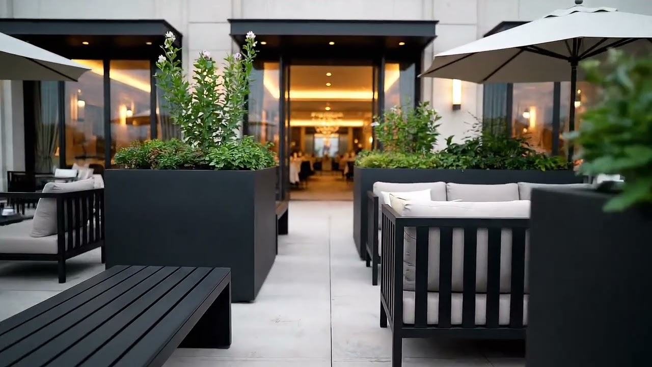 Custom Modern Urban Planters
