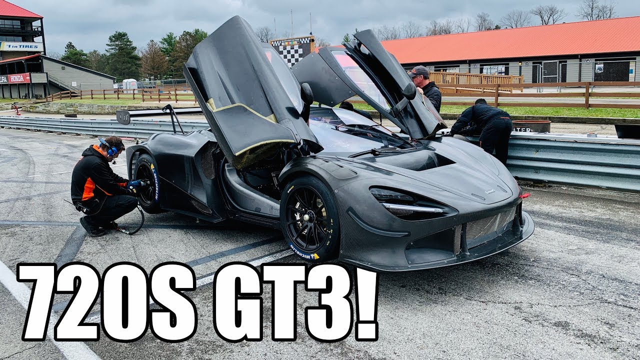 Testing The McLaren 720S GT3 Racecar | Compass Racing
