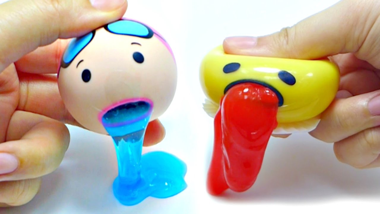 Playing With Vomit Slime Toy
